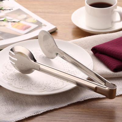 5503 Stainless Steel Kitchen Food Vegetables Barbecue Steak Clip Tongs serving tong - copy - copy