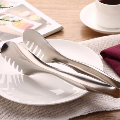 5507 Stainless Steel Kitchen Food Vegetables Barbecue Steak Clip Tongs serving tong 