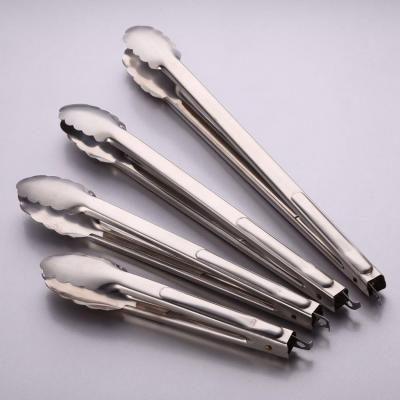 5510 Stainless Steel Kitchen Food Vegetables Barbecue Steak Clip Tongs serving tong  