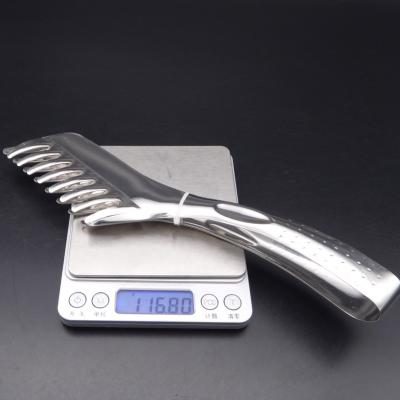 5514 Stainless Steel Kitchen Food Vegetables Barbecue Steak Clip Tongs serving tong   